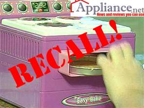 New Easy-Bake Oven Recall Following Partial Finger Amputation; Consumers  Urged to Return Toy Ovens